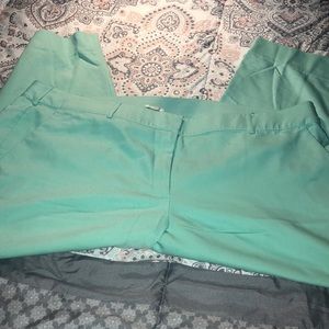 Cropped at ankle trousers